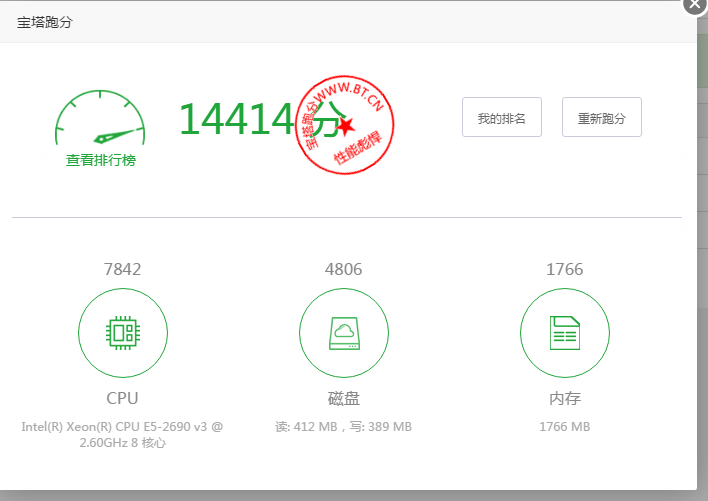 这个2G内存 100G硬盘