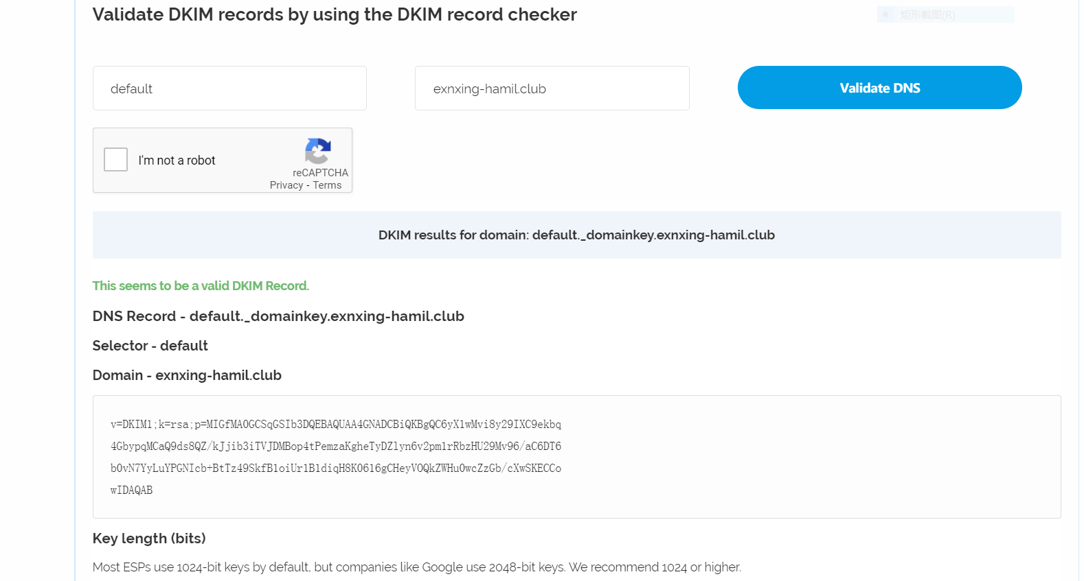 DKIM  是有效的  