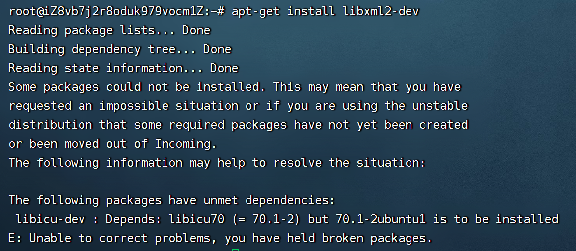 libxml2-dev下载 命令