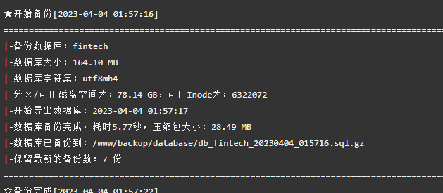 手动点击执行的日志