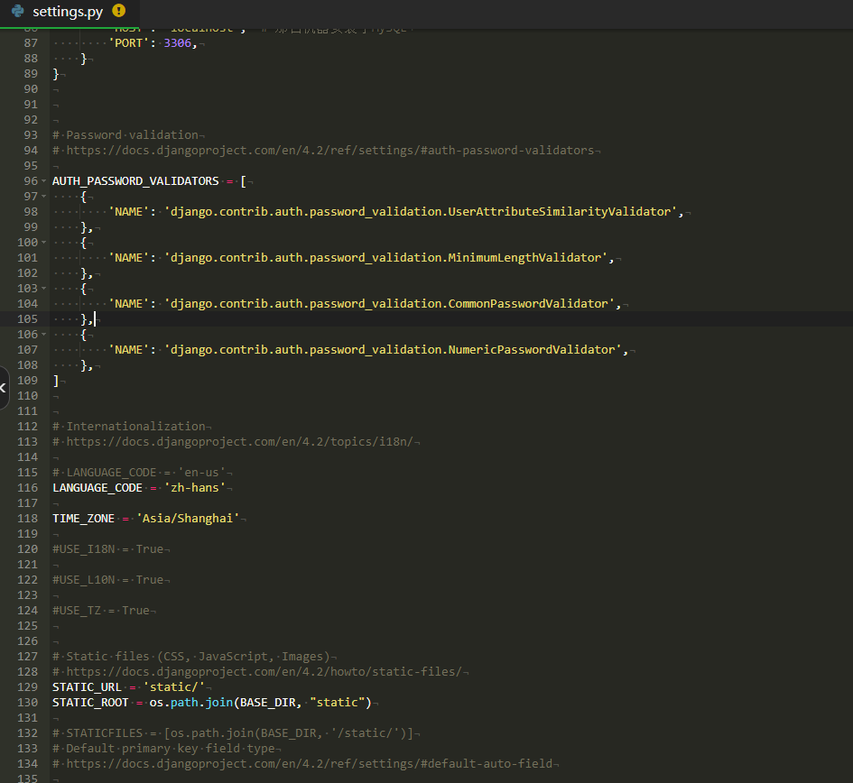 setting.py