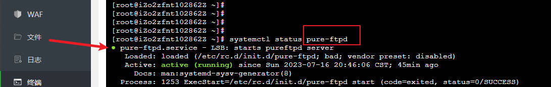 1.莫名出现的pure-ftpd软件