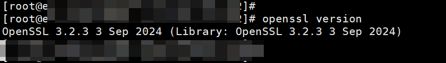 Openssl version