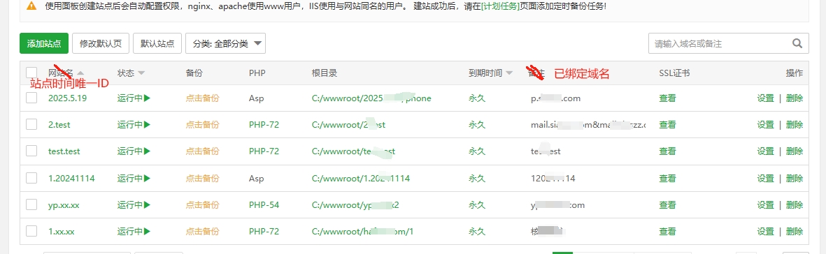 站点名称经验