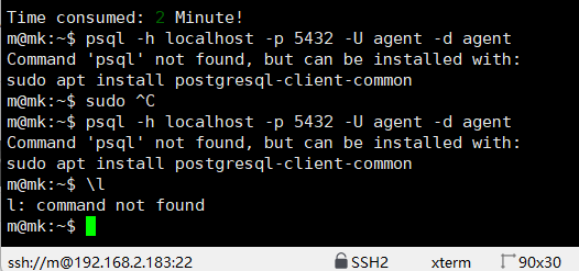 ubuntu找不到面板安装的postgresql